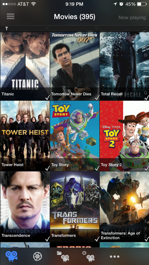 Nos muestra nuestra colección que tenemos en Kodi.
