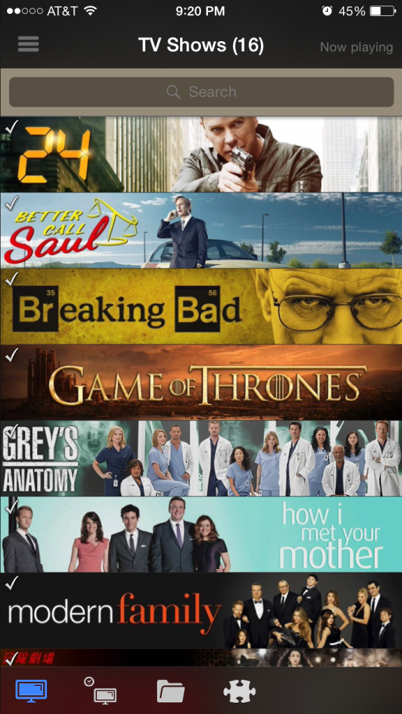 Al igual que con las películas, podemos ver nuestras series que tenemos en Kodi.
